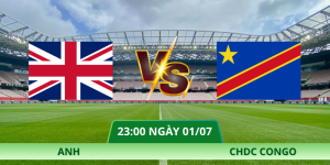 Nhận Định Anh – CHDC Congo Vào Lúc 23:00 Ngày 01/07 Vòng Knock-out