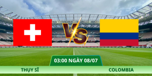 Nhận định Thụy Sĩ – Colombia vào lúc 03:00 ngày 08/07